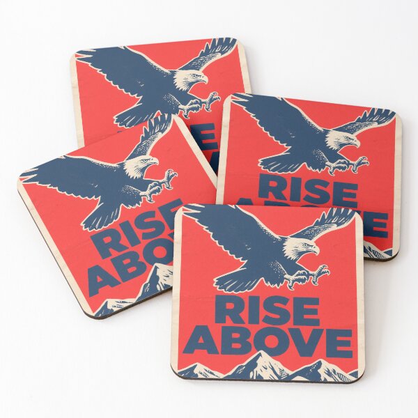 Item preview, Rise Above - Bold Retro Eagle Hope Style 80s designed and sold by HoopeStylee.