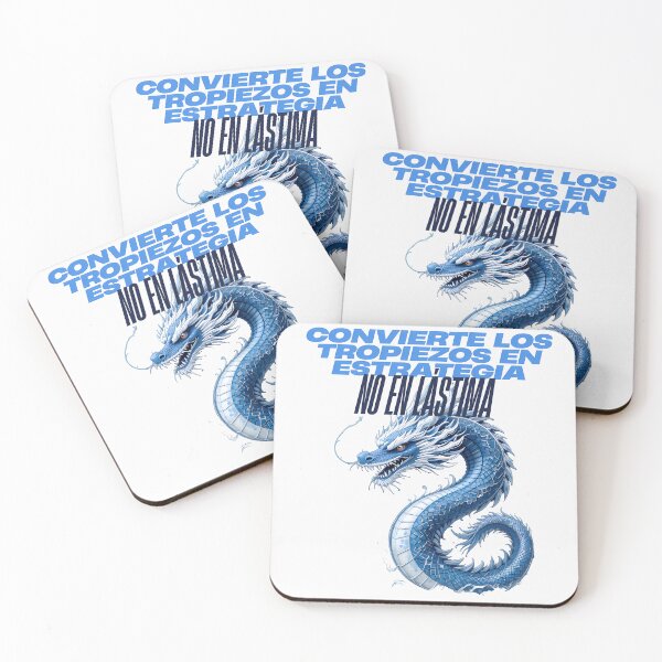 Item preview, Copia de BLUE DRAGON WITH MOTIVATIONAL PHRASE  designed and sold by Brakeroc-Label.