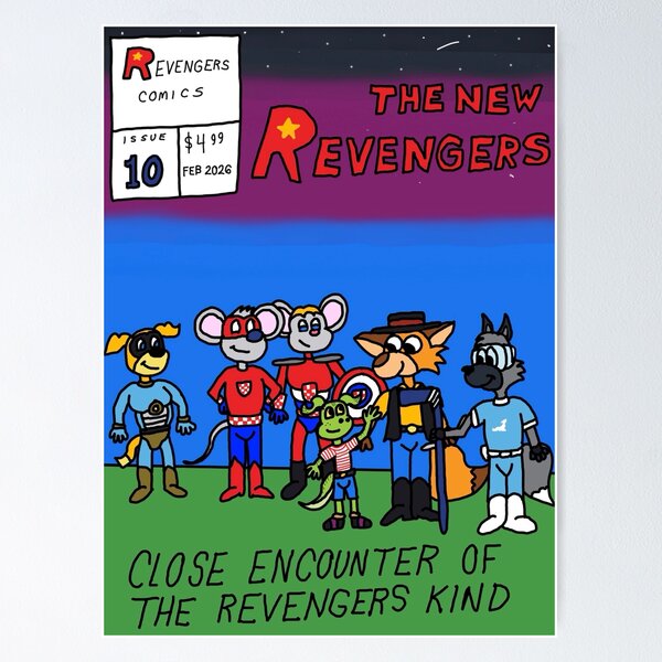 Item preview, Close Encounter of the Revengers Kind designed and sold by AgentZero1982.
