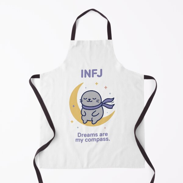 Item preview, INFJ Kawaii | Dreamy Seal on the Moon designed and sold by SealSquad.