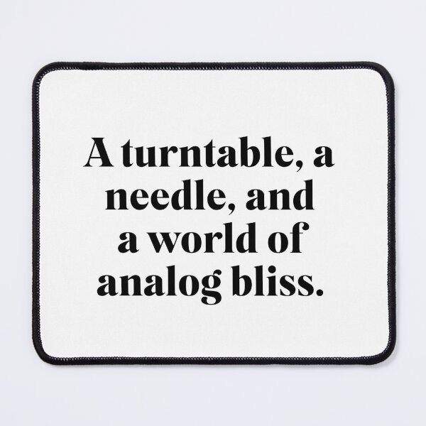 Item preview, A Turntable a Needle World of Analog Bliss - Vinyl Freak Lp Collector designed and sold by The Sticker Bureau.