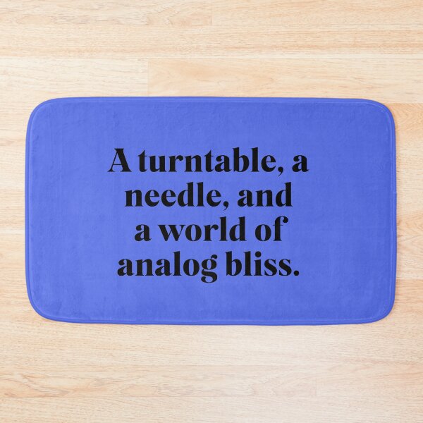 Item preview, A Turntable a Needle World of Analog Bliss - Vinyl Freak Lp Collector designed and sold by The Sticker Bureau.
