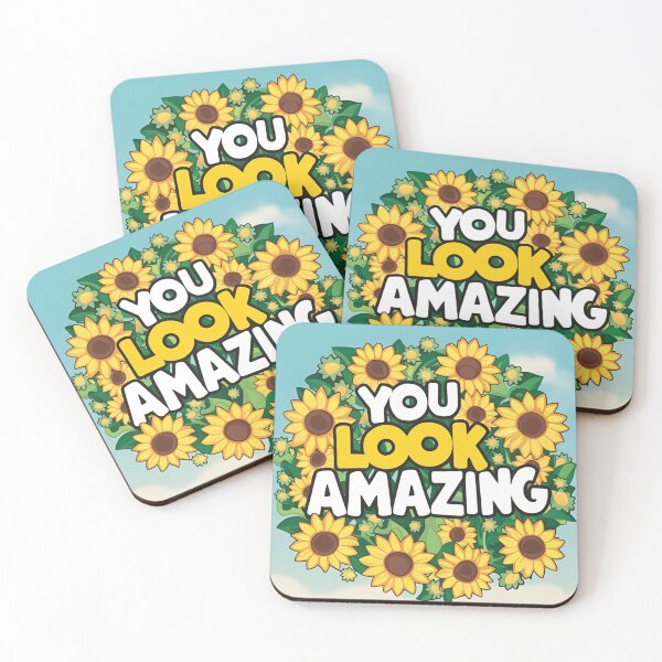 Item preview, Sunflower You Look Amazing Artwork designed and sold by Compassion Gifts.