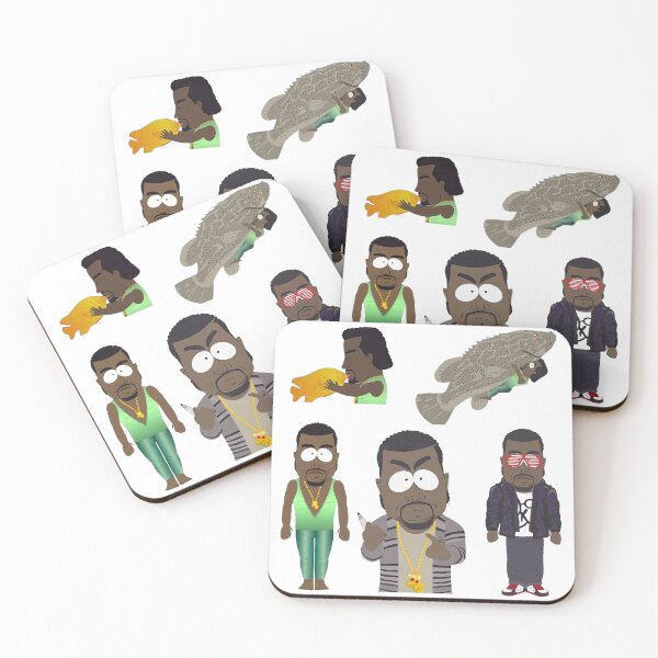 Item preview, Kanye West – South Park Style Cartoon designed and sold by NFSTN.