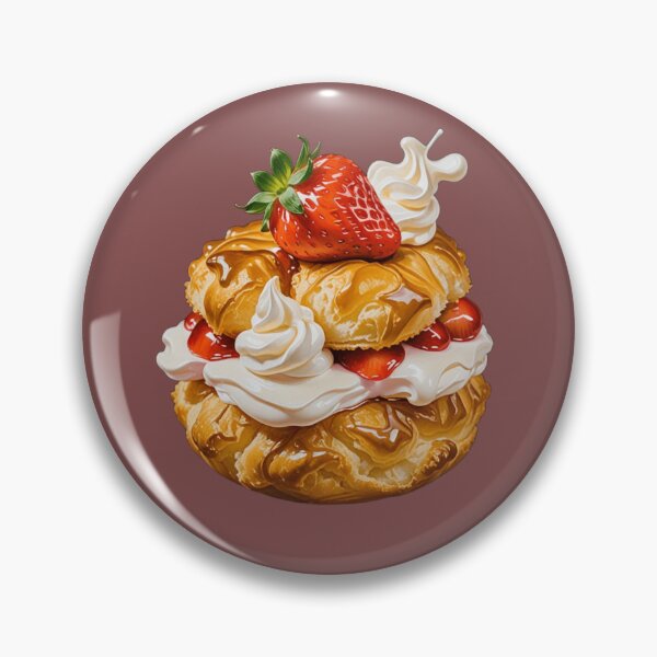 Item preview, The strawberry cream puffs  designed and sold by BlissMarket.
