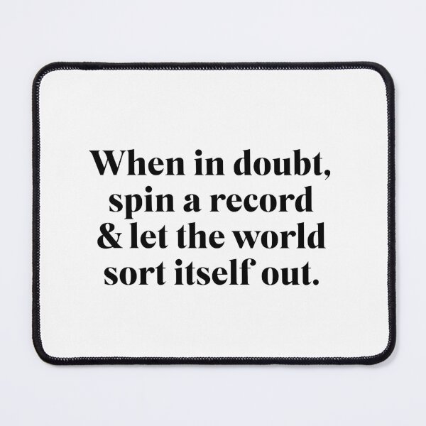 Item preview, When In Doubt Spin a Record - Vinyl Freak Lp Collector designed and sold by The Sticker Bureau.