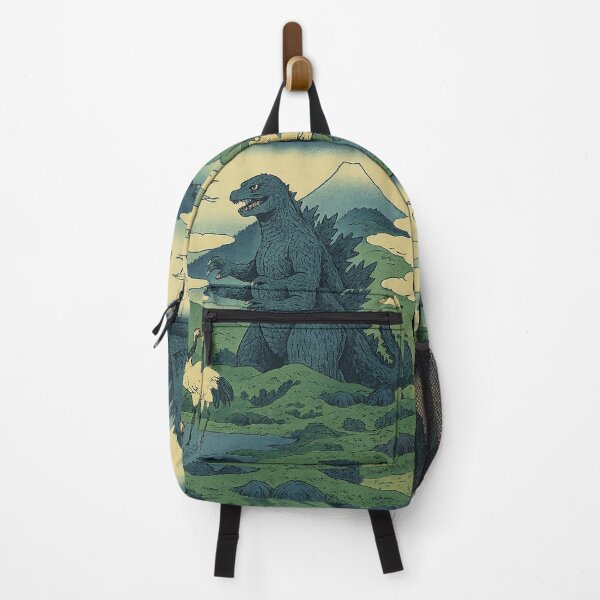 Item preview, Mt. Fuji With Cranes And Godzilla designed and sold by ReasonsImBroke.