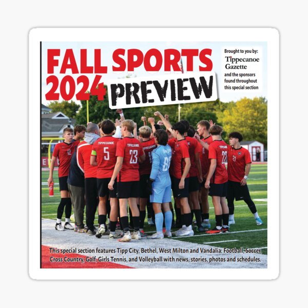 Artikel-Vorschau von Gazette – Titelseite der Sportvorschau Herbst 2024, designt und verkauft von tippgazette.