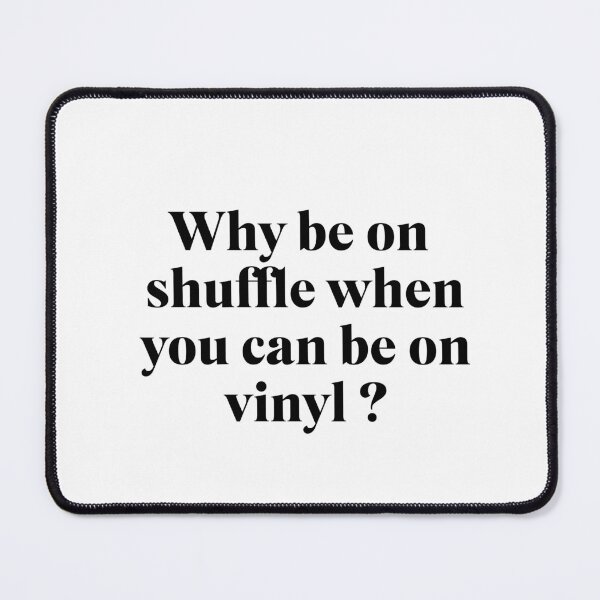 Item preview, Lp Collector Vinyl Freak - Why Be On Shuffle When You Can Be On Vinyl designed and sold by The Sticker Bureau.