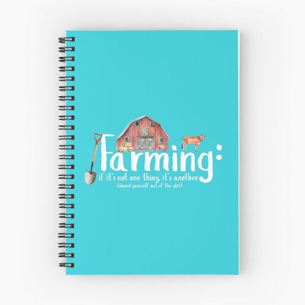 Item preview, Farming, if it's not one thing it's another (Version 1 - White) designed and sold by GlacierViewFarm.