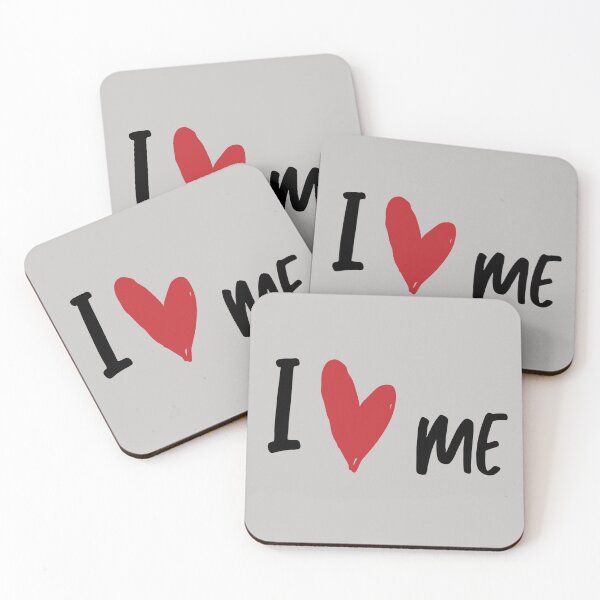 Item preview, I ❤️ ME – Self Love Art with Hand-Drawn Heart and Bold Font designed and sold by donwillisjrart.