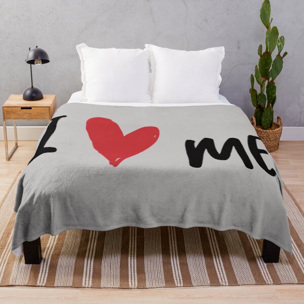 Item preview, I ❤️ ME – Self Love Art with Hand-Drawn Heart and Bold Font designed and sold by donwillisjrart.