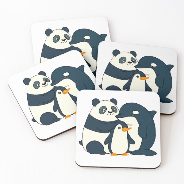 Item preview, Panda, Ice Panda, Sea Panda - Panda, Penguin, Killer Whale designed and sold by DaveDanchuk.