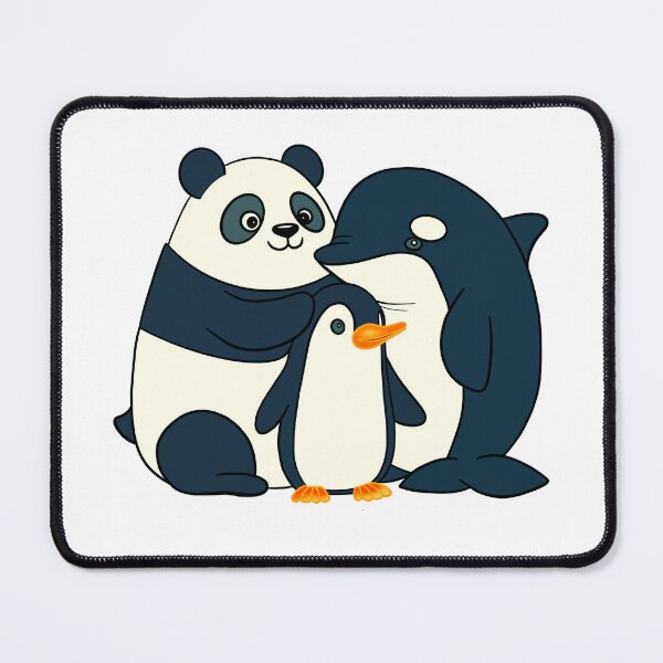Item preview, Panda, Ice Panda, Sea Panda - Panda, Penguin, Killer Whale designed and sold by DaveDanchuk.
