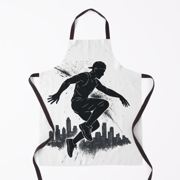 Item preview, Urban Jump – Dynamic Parkour Street Silhouette designed and sold by JenniferCreaArte .