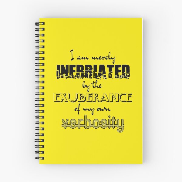 Item preview, inebriated by my own verbosity designed and sold by bluehair.