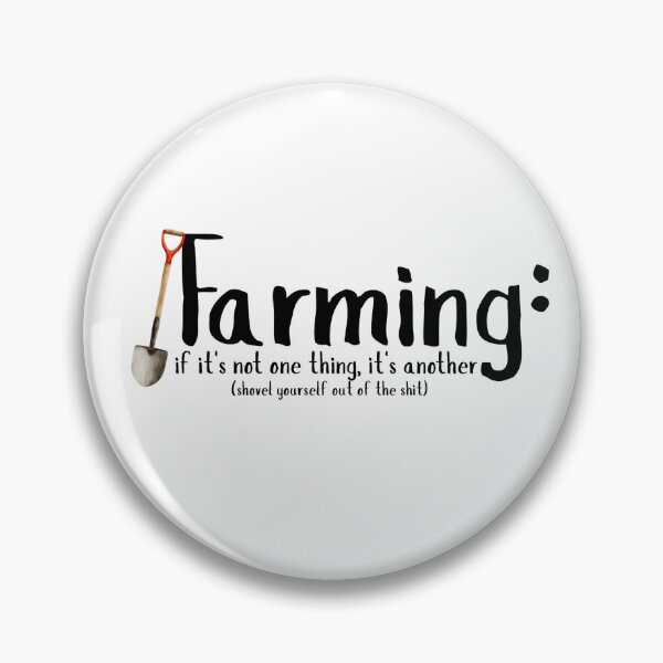 Artikelvorschau, Landwirtschaft: Wenn es nicht das eine ist, ist es das andere (Version 2 – Schwarz) entworfen und verkauft von GlacierViewFarm.
