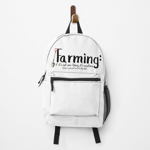 Item preview, Farming: If it's not one thing it's another (Version 2 - Black) designed and sold by GlacierViewFarm.