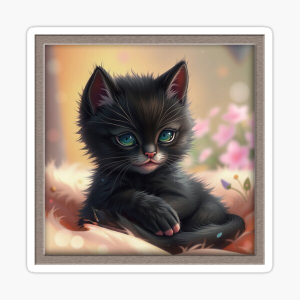Item preview, Cute Kitten designed and sold by CroweZ Art.