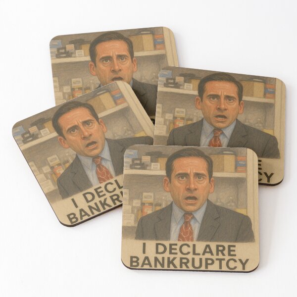 Item preview, I Declare Bankruptcy – Funny Michael Scott Quote Meme Art designed and sold by Greemo03.