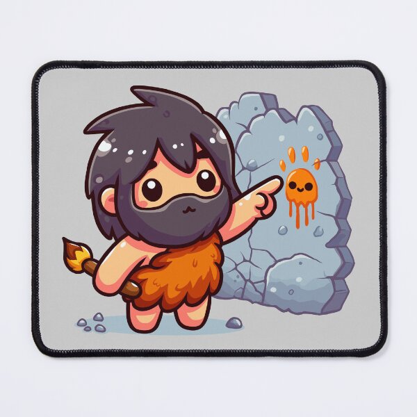 Item preview, Caveman Painting a Handprint designed and sold by Ghost on Toast.