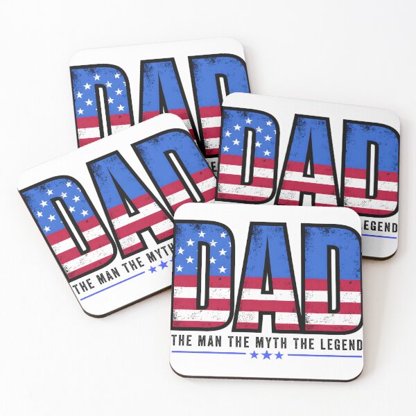 Item preview, Dad The Man The Myth The Legend designed and sold by Retro Street Studios.