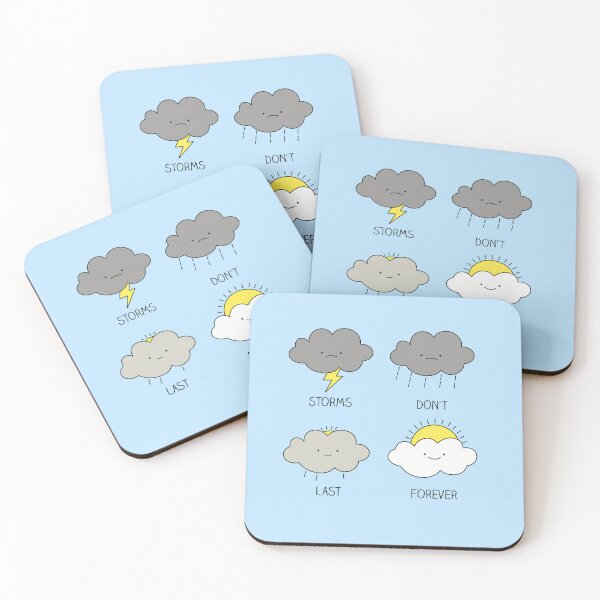 Item preview, Storms don't last forever designed and sold by Milkyprint.