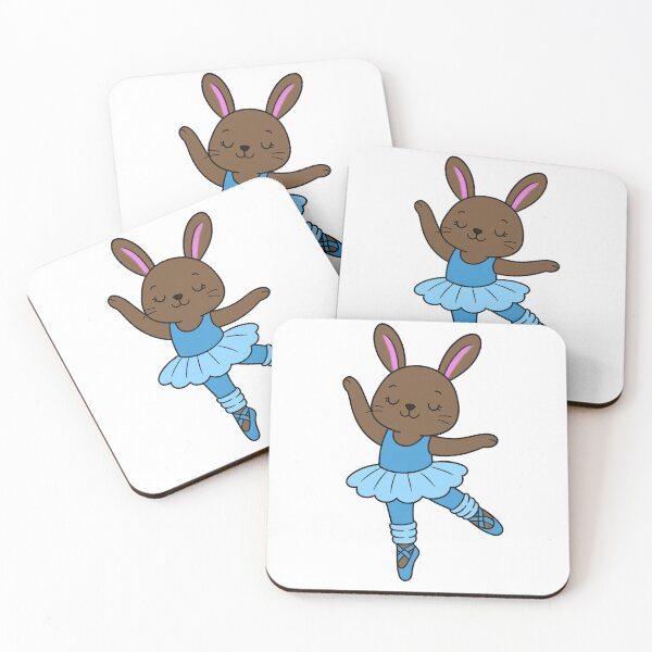 Item preview, Ballet Bunny - Brown - Blue designed and sold by AngelMiette.