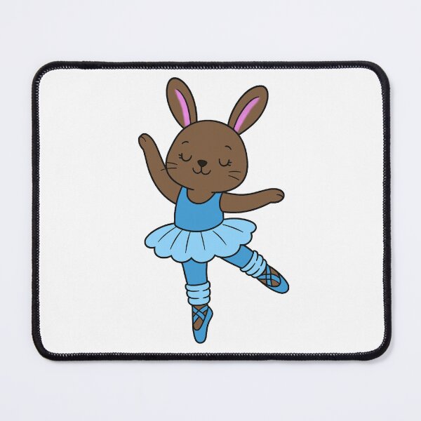 Item preview, Ballet Bunny - Brown - Blue designed and sold by AngelMiette.