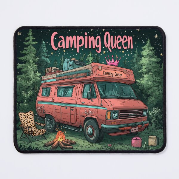 Item preview, Check out this Camping Queen! designed and sold by TheEmptyBottleStudio.