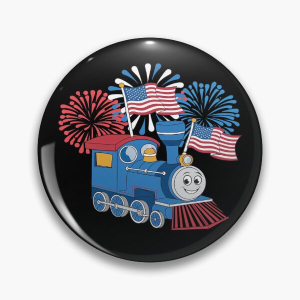 Item preview, American Flag Train 4th Of July Cute Patriotic designed and sold by splindoershop.