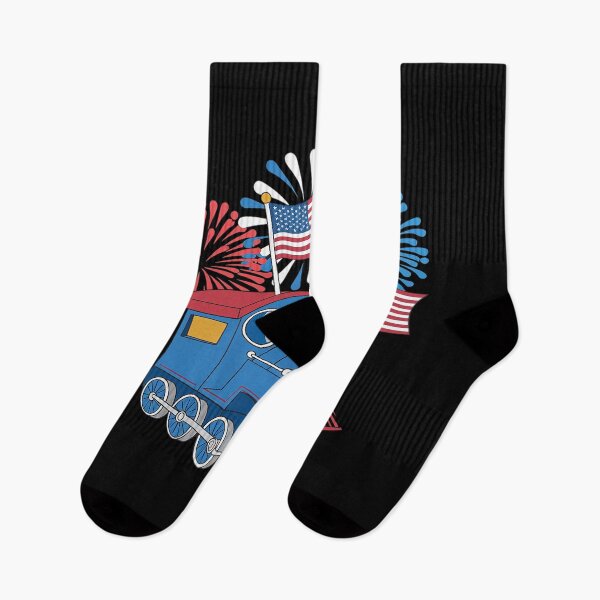 Item preview, American Flag Train 4th Of July Cute Patriotic designed and sold by splindoershop.