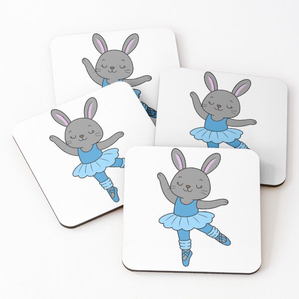 Item preview, Ballet Bunny - Grey - Blue designed and sold by AngelMiette.