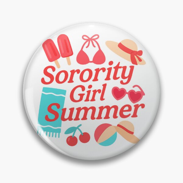 Item preview, Sorority Girl Summer – Poolside Sticker designed and sold by summer-loving.