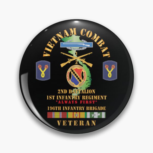 Item preview, Army - Vietnam Combat Veteran w 2nd Bn 1st Inf Regt - Always First w DUI - CIB - 196th Inf Bde X 300 designed and sold by Military Insignia Products.