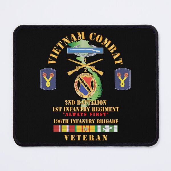 Item preview, Army - Vietnam Combat Veteran w 2nd Bn 1st Inf Regt - Always First w DUI - CIB - 196th Inf Bde X 300 designed and sold by Military Insignia Products.
