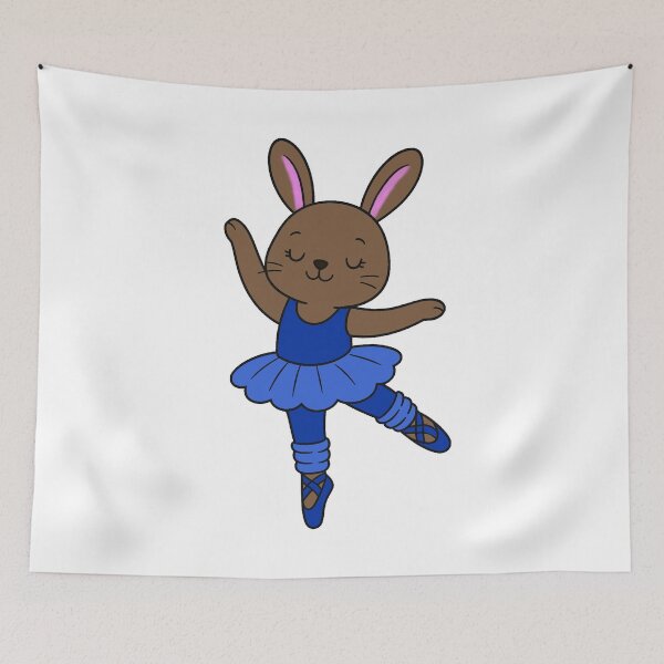 Item preview, Ballet Bunny - Brown - Dark Blue designed and sold by AngelMiette.