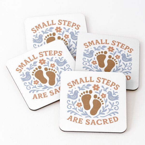 Item preview, Small Steps Are Sacred designed and sold by SnugBugz.