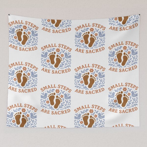 Item preview, Small Steps Are Sacred designed and sold by SnugBugz.