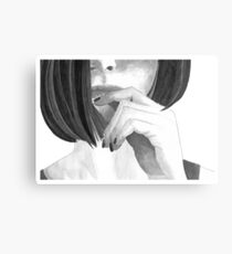 The Pixie Cut Woman Canvas Print