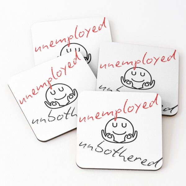 Item preview, Unemployed, unbothered designed and sold by sweetees4u.