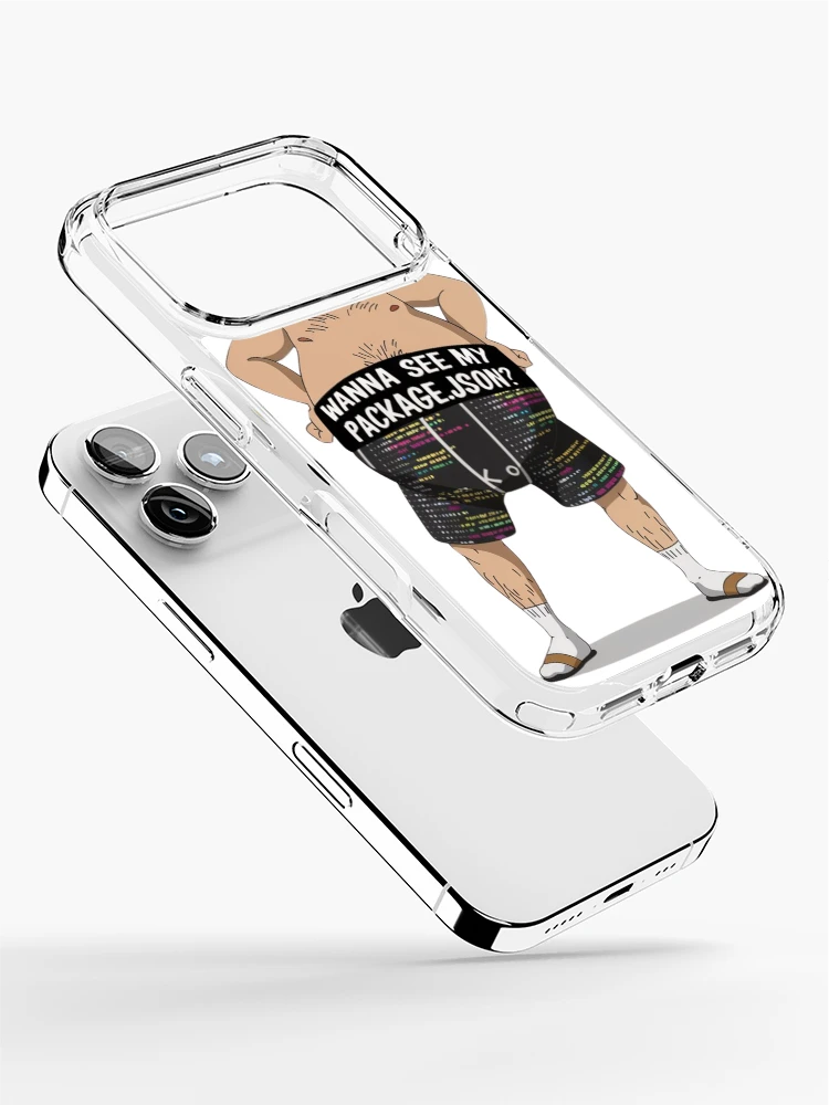 Thumbnail 2 of 5, iPhone Case, Package.JSON designed and sold by SoftwareStickers.
