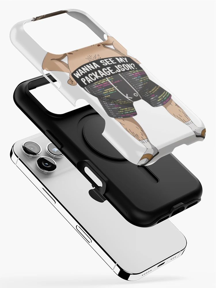 Thumbnail 2 of 4, iPhone Case, Package.JSON designed and sold by SoftwareStickers.