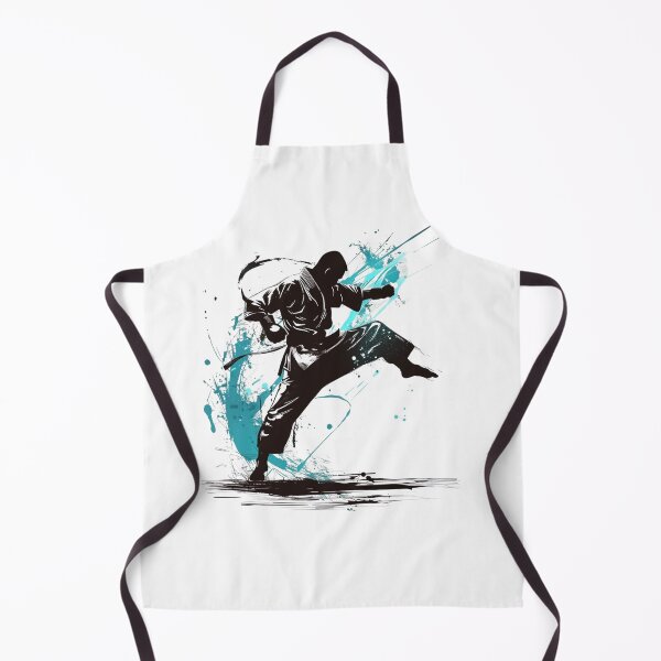 Item preview, Karate Kick – Dynamic Martial Arts Silhouette designed and sold by JenniferCreaArte .