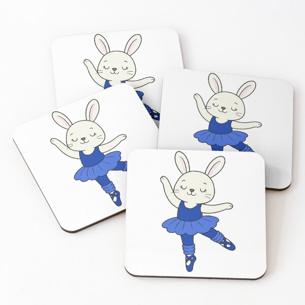 Item preview, Ballet Bunny - White - Dark Blue designed and sold by AngelMiette.