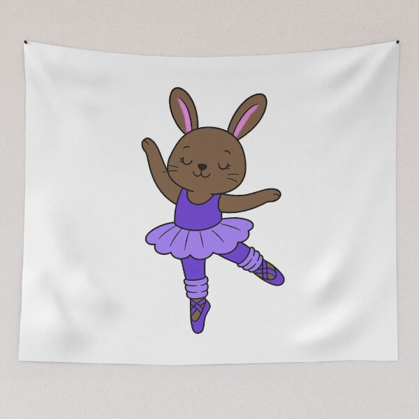 Item preview, Ballet Bunny - Brown - Purple designed and sold by AngelMiette.