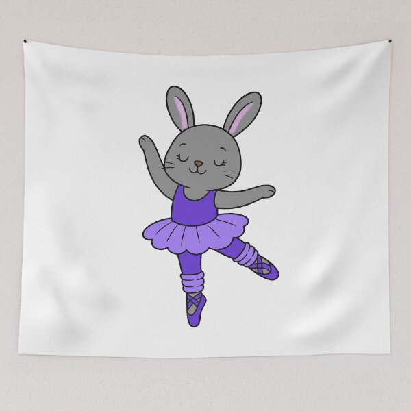 Item preview, Ballet Bunny - Grey - Purple designed and sold by AngelMiette.