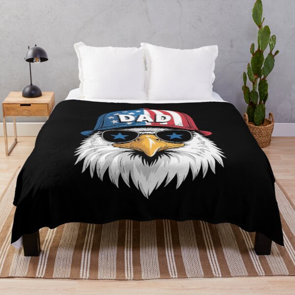 Item preview, American Patriotic Bald Dad Eagle Father's day designed and sold by splindoershop.