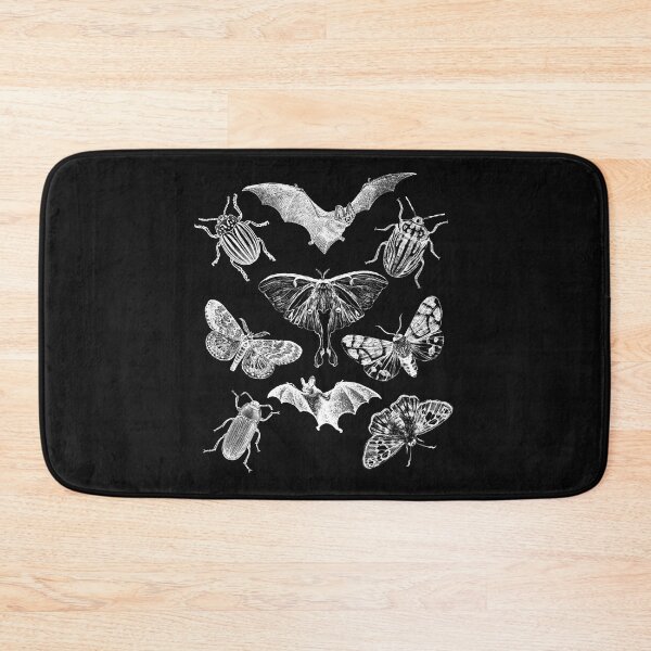 Item preview, Bats, Beetles, Moths, Night Time Pollinators Mandala Design designed and sold by EarthArtDesigns.