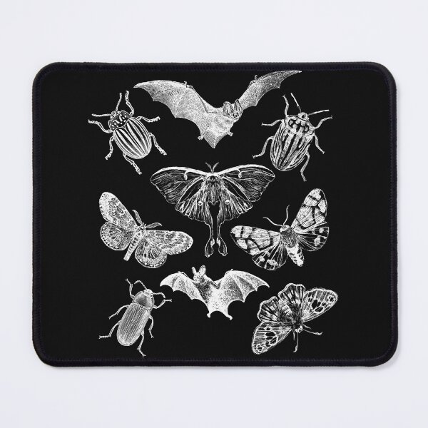 Item preview, Bats, Beetles, Moths, Night Time Pollinators Mandala Design designed and sold by EarthArtDesigns.